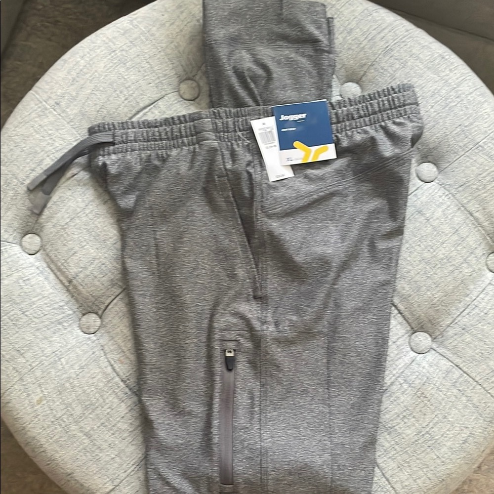 Old Navy Charcoal Kids Joggers Knittech XL (14-16)